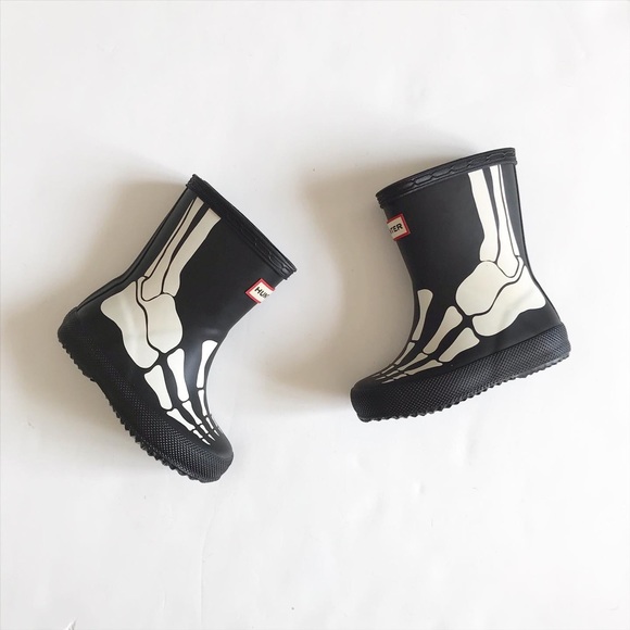 Hunter NWB Classic skeleton rain boots toddler size 5(UK4) - Picture 2 of 7